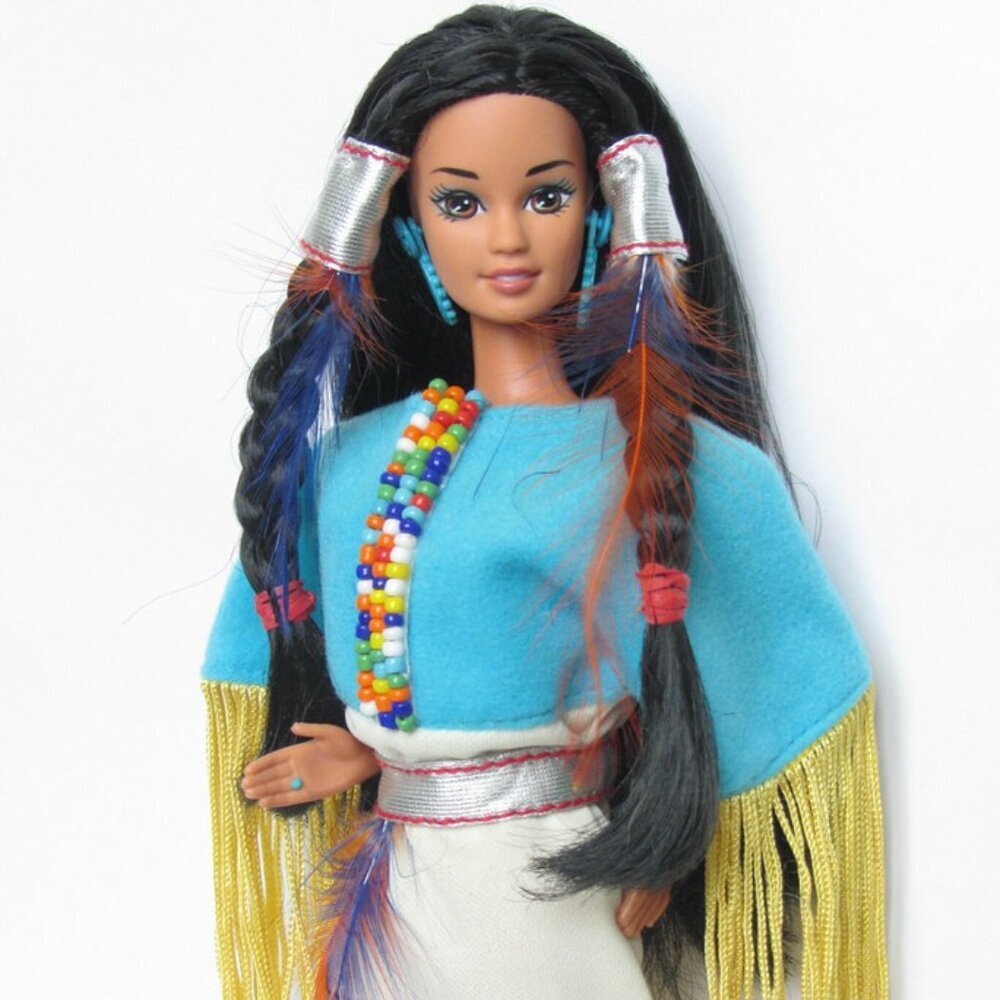 Vintage Barbie 1993 Dolls of the World Native American Second Edition NIB - Picture 2 of 12